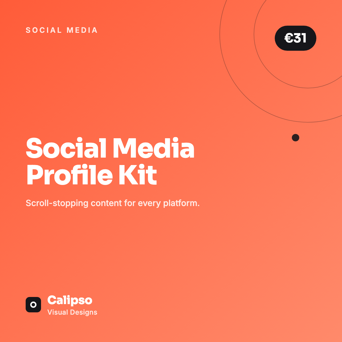 Social Media Profile Kit — Calipso Visual Designs