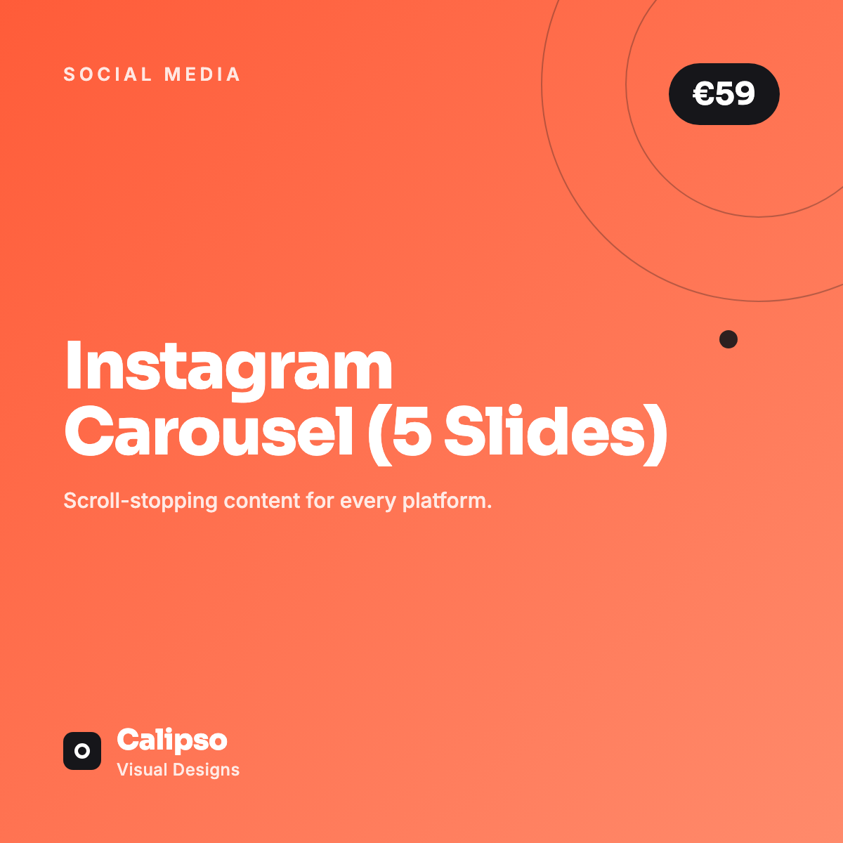 Instagram Carousel (5 Slides) — Calipso Visual Designs