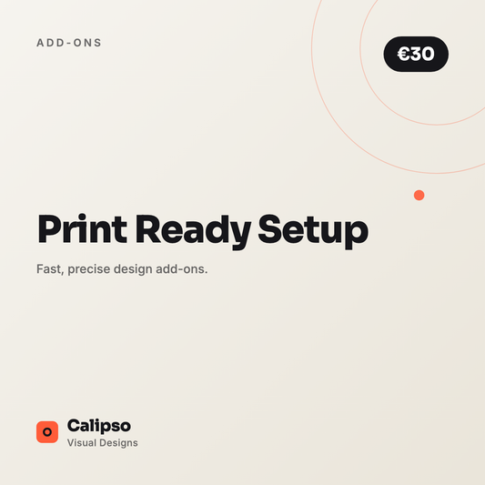 Print Ready Setup — Calipso Visual Designs