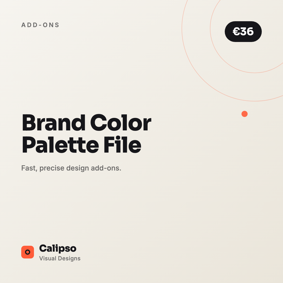 Brand Color Palette File — Calipso Visual Designs