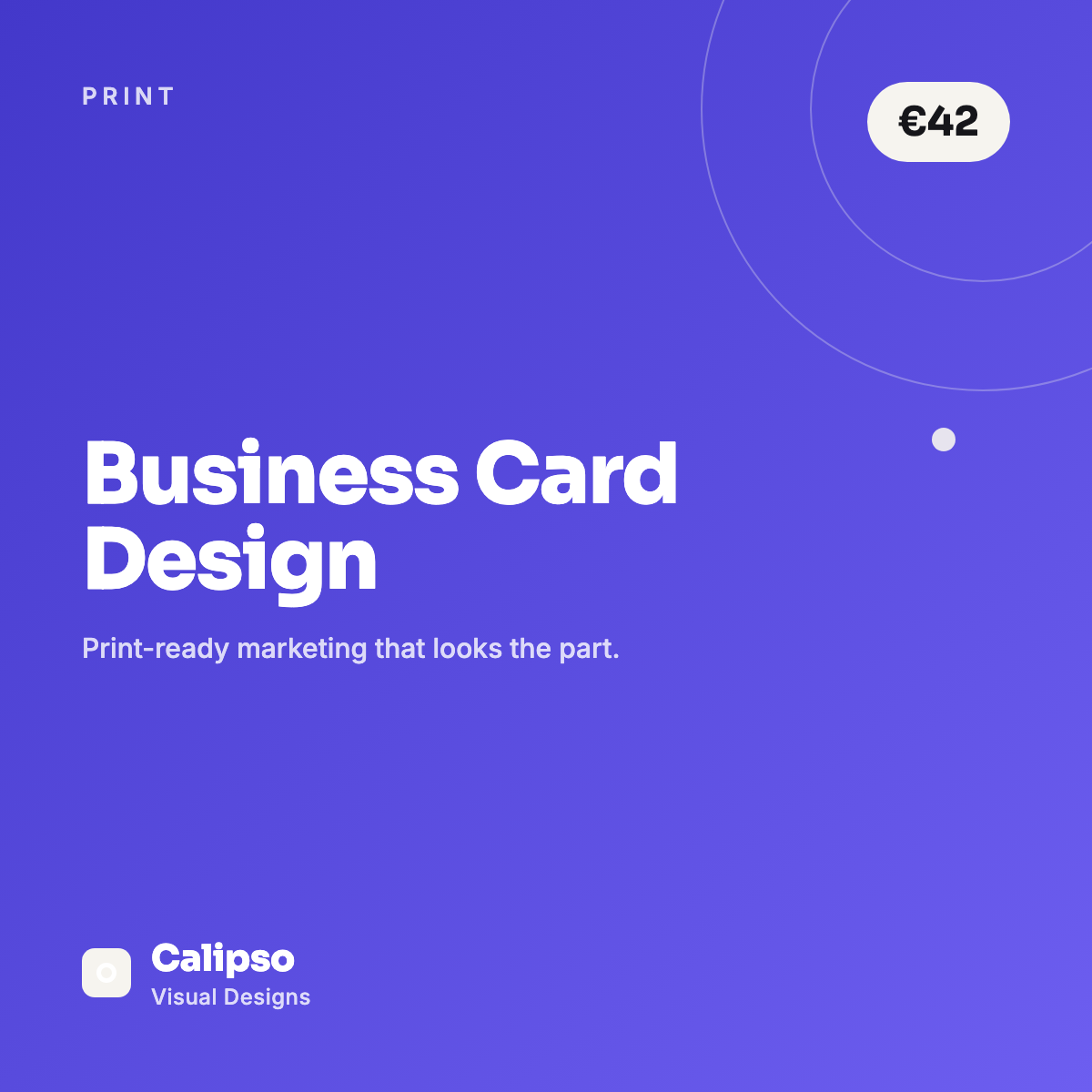Business Card Design — Calipso Visual Designs
