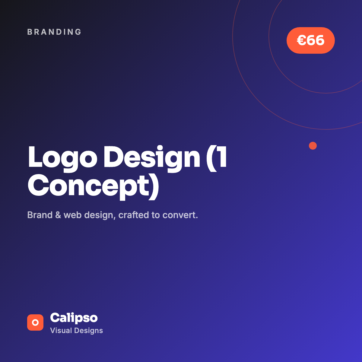 Logo Design (1 Concept) — Calipso Visual Designs