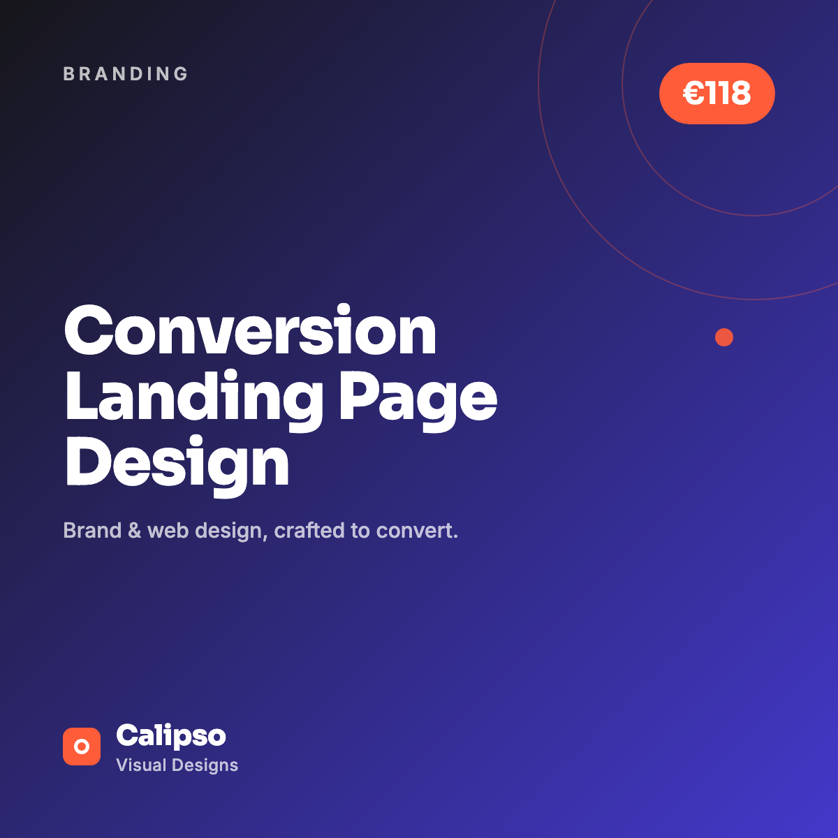Conversion Landing Page Design — Calipso Visual Designs