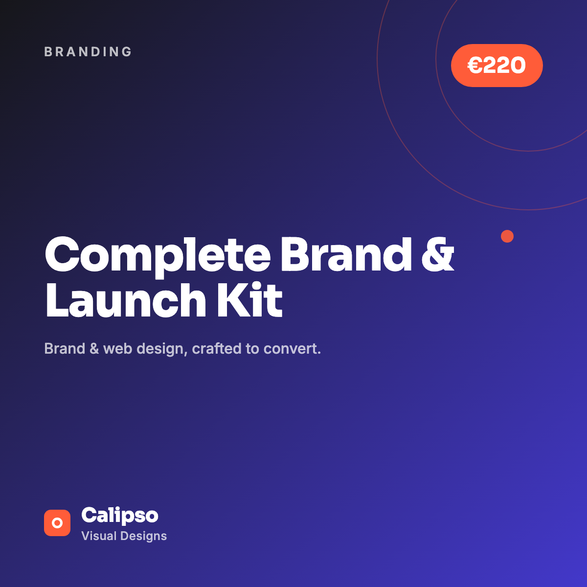 Complete Brand & Launch Kit — Calipso Visual Designs